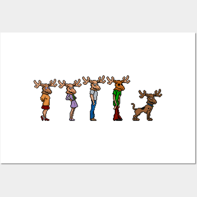 Disguised Mystery Inc Gang Wall Art by SpriteGuy95